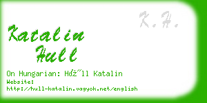 katalin hull business card